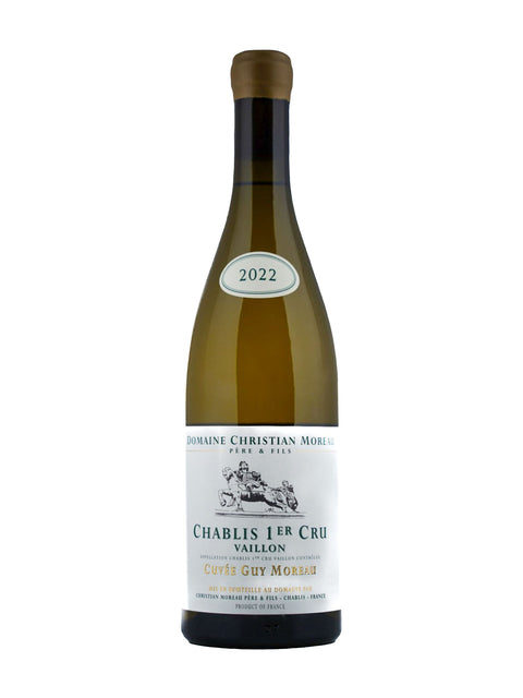 Domaine Christian Moreau Chablis Vaillon Premier Cru, 2022, morwine.com