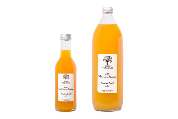 Organic Passion Fruit Nectar - Emile Vergeois - Glass Bottle