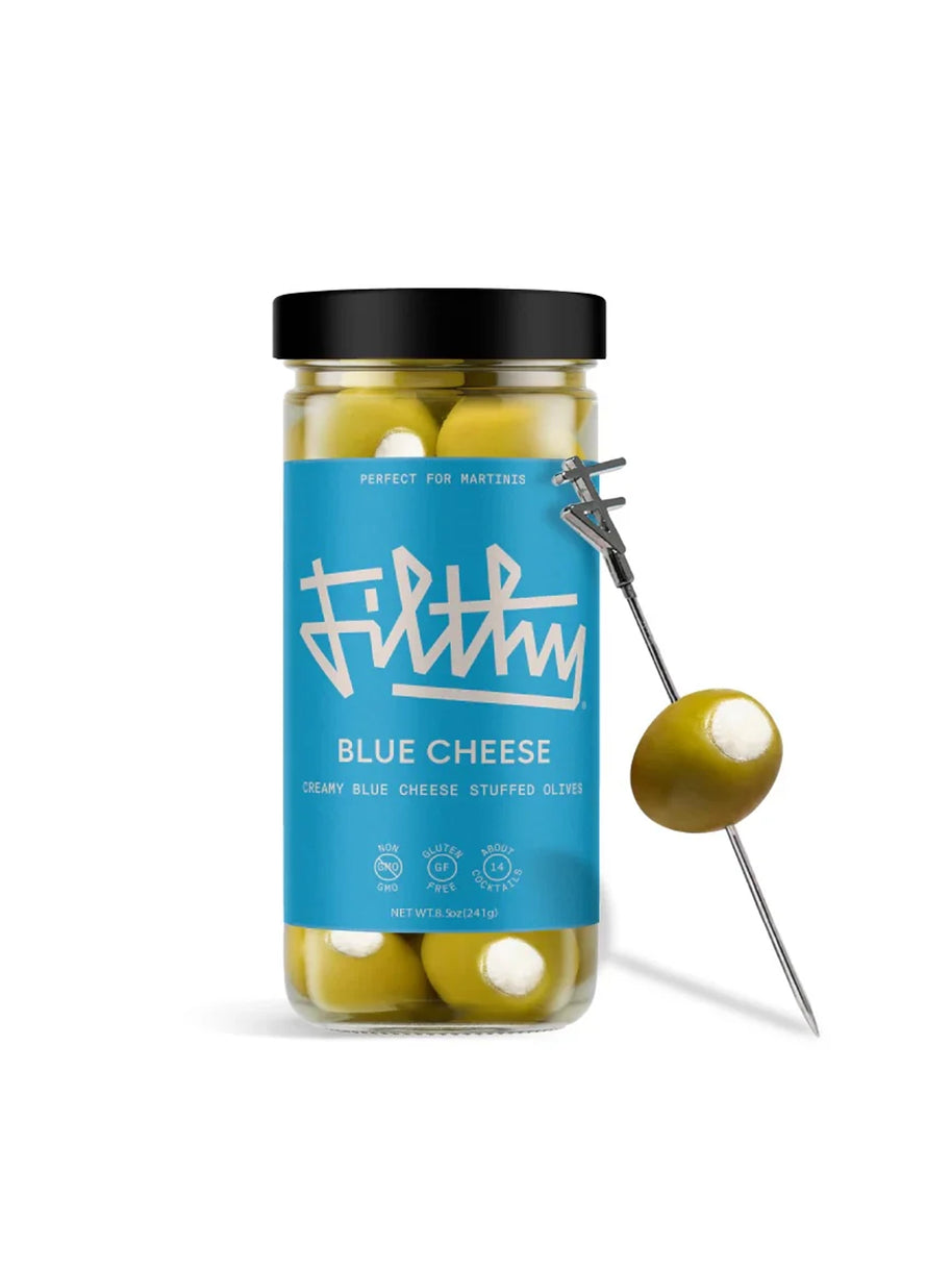 Filthy Blue Cheese Olives, 8oz